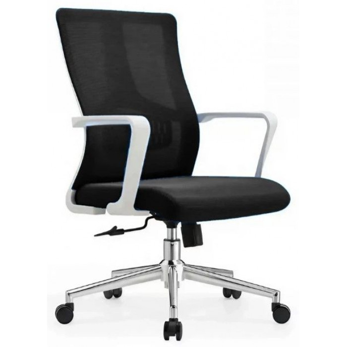 Кресло SitUp CUBE White chrome (сетка Black/Black)
