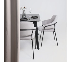 Стол AV 1209 HPL+МДФ 1200 (1600)*800 черный тунис /черный