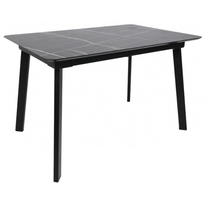 Стол AV 1209 HPL+МДФ 1200 (1600)*800 черный тунис /черный