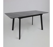 Стол AV 1209 HPL+МДФ 1200 (1600)*800 черный тунис /черный