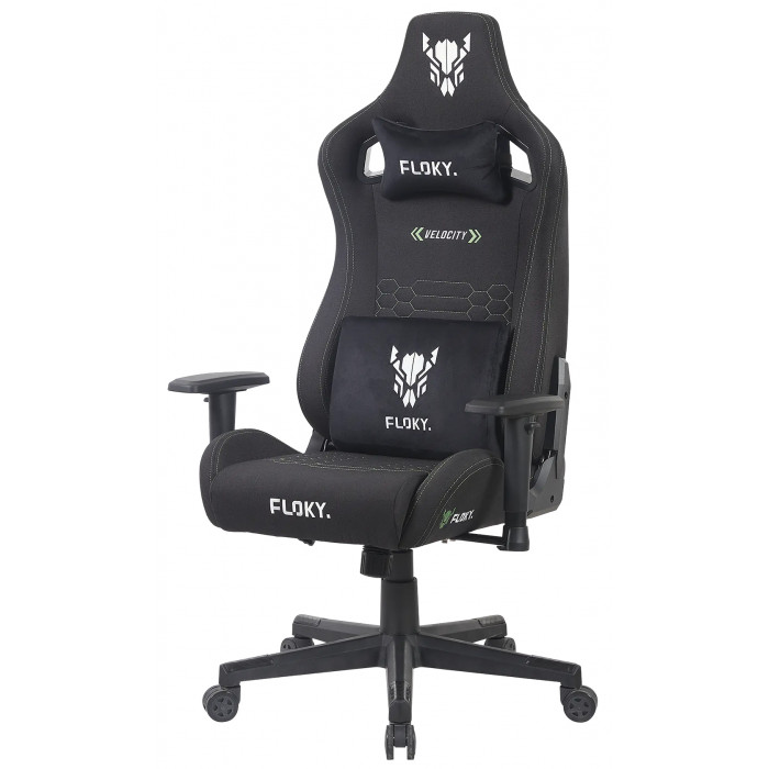 Кресло геймерское FLOKY Velocity Black черный