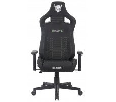 Кресло геймерское FLOKY Velocity Black черный