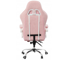Вибромассажное кресло Calviano Nero pink plush ткань розовый