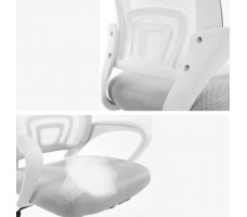 Кресло SitUp MIX 696 White chrome (сетка Dark Gray/Dark Gray)