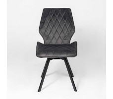 Стул поворотный Rafael M-R 360 d10 HEMATITE LUX/черный