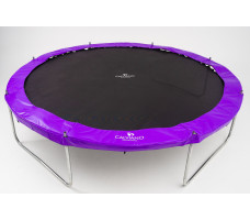Батут с защитной сеткой Calviano 374 см - 12ft INSIDE master purple (фиолетовый)