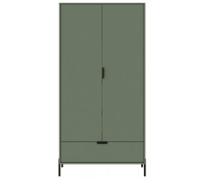 Шкаф Paloma SZF2D1S 104,5*63*202,5 дымчатый зеленый