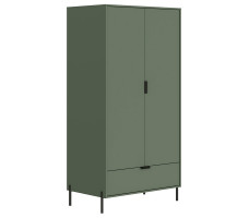 Шкаф Paloma SZF2D1S 104,5*63*202,5 дымчатый зеленый