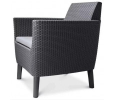 Набор садовой мебели Salemo 2-sofa set графит