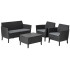 Набор садовой мебели Salemo 2-sofa set графит