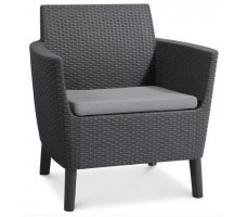 Набор садовой мебели Salemo 2-sofa set графит