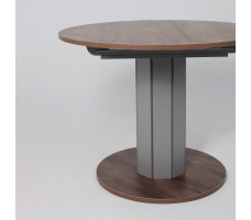 Стол Элигард Ontario (Онтарио) 1000(1300)*760*1000 дуб нокс/дымчатый алмаз