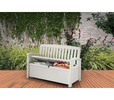 Садовая скамейка Keter Patio Bench белая