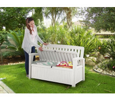 Садовая скамейка Keter Patio Bench белая