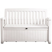 Садовая скамейка Keter Patio Bench белая Садовая скамейка Keter Patio Bench белая