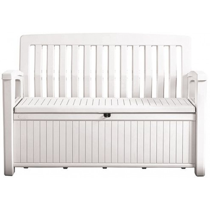 Садовая скамейка Keter Patio Bench белая