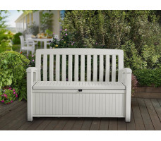 Садовая скамейка Keter Patio Bench белая