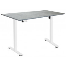 Стол с регулируемой высотой Electric Desk Slim White 138*80*1,8 см