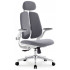 Кресло SitUp KWIN White chrome (ткань Grey/Grey)