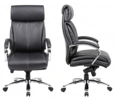 Кресло SitUp HAIFA chrome (экокожа Black)