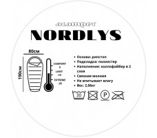 Спальный мешок ACAMPER NORDLYS зеленый