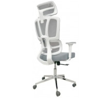 Кресло SitUp PALMA (Пальма) White chrome (сетка Grey/Grey)