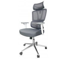 Кресло SitUp PALMA (Пальма) White chrome (сетка Grey/Grey)