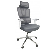 Кресло SitUp PALMA (Пальма) White chrome (сетка Grey/Grey)