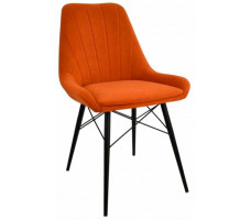 Стул Гальваник Марино люкс Catania Flame / черный