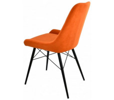 Стул Гальваник Марино люкс Catania Flame / черный