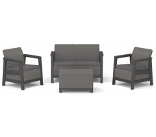 Диван двухместный SCANDI LINEA 2S SOFA графит