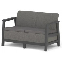 Диван двухместный SCANDI LINEA 2S SOFA графит