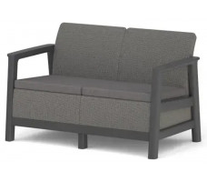 Диван двухместный SCANDI LINEA 2S SOFA графит