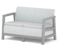 Диван двухместный SCANDI LINEA 2S SOFA светло-серый