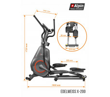 Эллиптический тренажер Alpin Edelweiss X-200