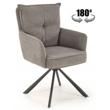 Стул HALMAR K528 серый/черный