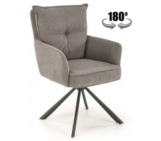 Стул HALMAR K528 серый/черный