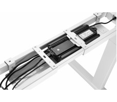 Стол с регулируемой высотой Unique Ergo Desk White 136*80*3,6 см (столешница ЛДСП)