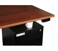Стол с регулируемой высотой Unique Ergo Desk White 136*80*3,6 см (столешница ЛДСП)
