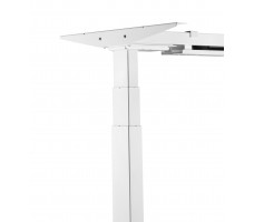Стол с регулируемой высотой Unique Ergo Desk White 136*80*3,6 см (столешница ЛДСП)