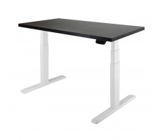 Стол с регулируемой высотой Unique Ergo Desk White 136*80*3,6 см (столешница ЛДСП)