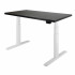 Стол с регулируемой высотой Unique Ergo Desk White 136*80*3,6 см (столешница ЛДСП)