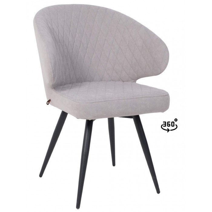 Стул поворотный Rob-R1 b22 grey lux/черный