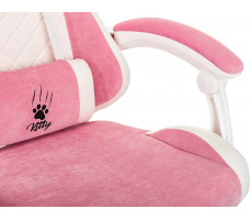 Кресло Бюрократ Knight Kitty W розовый