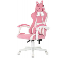 Кресло Бюрократ Knight Kitty W розовый