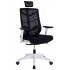 Кресло CHAIR MEISTER NATURE II SLIDER (с подголовником) черный/каркас белый