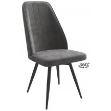 Стул поворотный Leonard M-R1 360 b28 antracite lux/черный