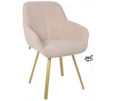 Стул поворотный Romeo Smile 360 b03 cream lux/золото