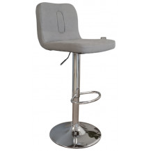 Стул барный SitUp KEONI сhrome (ткань Gray)