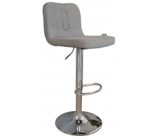 Стул барный SitUp KEONI сhrome (ткань Gray)
